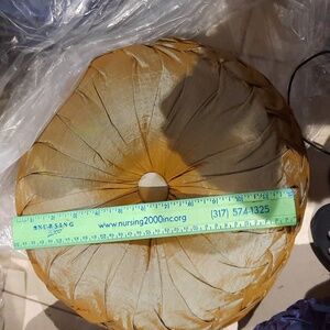 2 NWT GORGEOUS REGAL GOLD PLEATED THROW PILLOWS  BOMBAY & CO